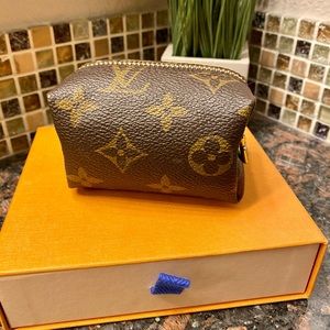 Repurposed Louis Vuitton Mono canvas pouch ♻️